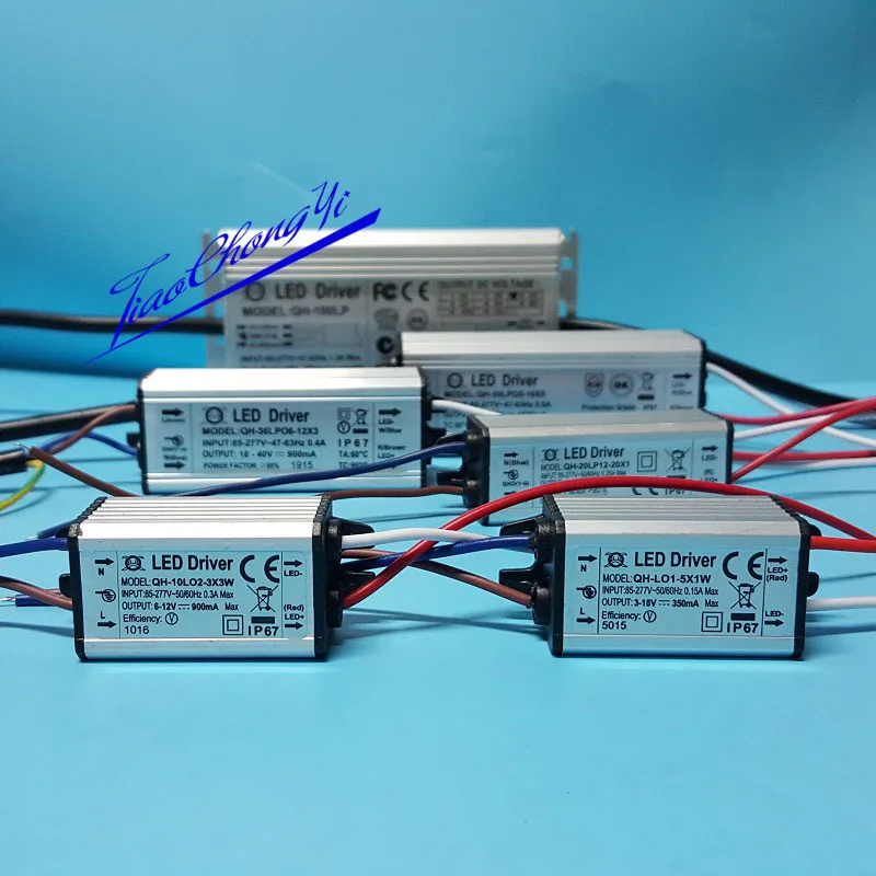 

Waterproof Power Supply LED Driver 3W 10w 20w 30w 50w 100w 150W 200W light chip New