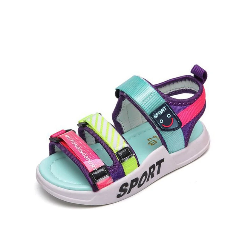 

Bekamille Kids Shoes For Girl Baby Boys New Shoes Summer 2019 Mixed Color Explosive Comfortable Sandals Fluorescent Beach