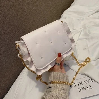

Fairy bag girl 2019 new tidal Korean version of a one-shoulder bag fashion satchel chic chain small pack