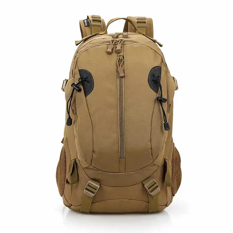 

New Travel Backpack Men Waterproof Nylon Lightweight backpack Waterproof Solid color Brown Knapsack Bolsas Mochila 0060