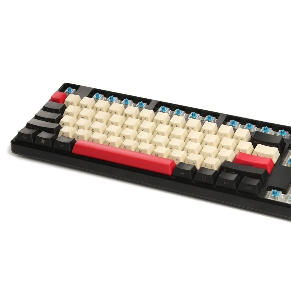 YMDK 108 87 61 Винтажный стиль PBT OEM профиль Keycap для 104 TKL 60% MX переключатели Механическая игровая клавиатура