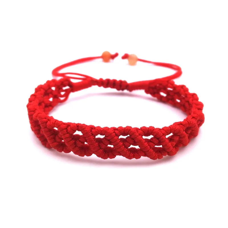 

New Sale Top Hot Bracelet Summer Style Jewelry Red Thread String Rope Charm Bracelets for women Fashion Woven Bracelet