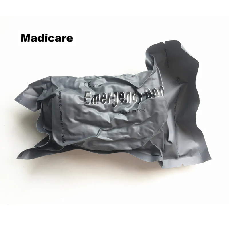 Madicare израильский бандаж повязка на травму, первая помощь, медицинский компрессионный бандаж, медицинская повязка, 4 дюйм(ов) - изображение
