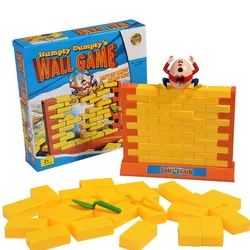 Family Board Games Kids Toy Humpty Dumpty The Wall Game Pushing Out Bricks Children Funny Gag Toys Novelty Gifts English Version