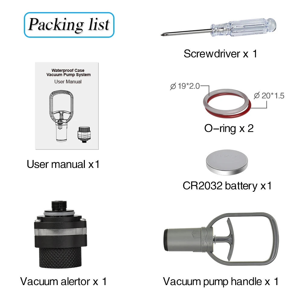 Seafrogs VPS-100 Pre-Dive Vacuum Leak Check System