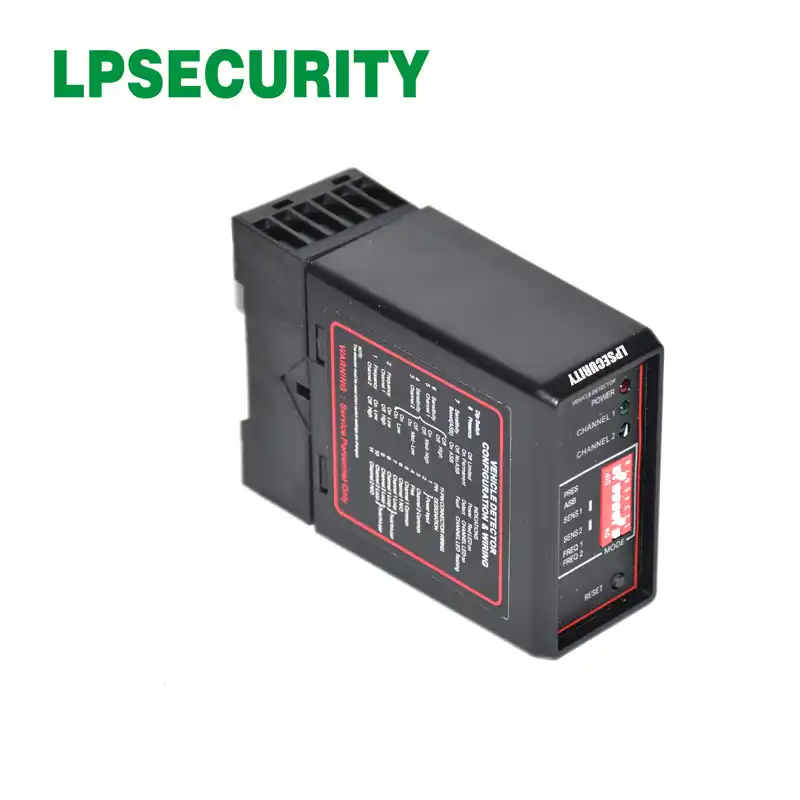 LPSECURITY автомобиль двойной 2 шлейфовый детектор/индуктивный цикл детектор парковки для ворот барьеры - изображение