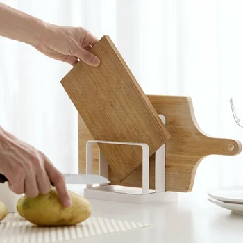 

Chopping Cutting Board Holder Rack Pantry Organizer Display for Kitchen XH8Z