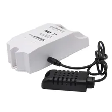 Sonoff TH10/TH16 умный дом WiFi умный переключатель датчик температуры и влажности пульт дистанционного управления через смартфон новейший