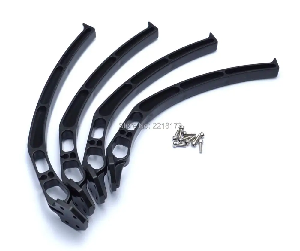 

4PCS black Universal Tall Landing gear skids for F450 F550 S500 SK480 FPV aerial photo