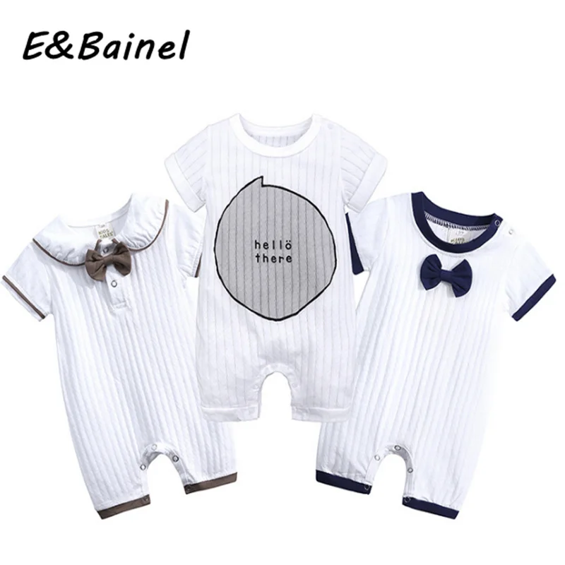 E و Bainel الطفل رومبير القطن الوليد الصيف طفل الفتيات الصبي ملابس قصيرة الأكمام الرضع الوليد 2019 طفل الملابس بذلة E و Bainel الطفل رومبير القطن الوليد الصيف طفل الفتيات الصبي ملابس قصيرة الأكمام الرضع الوليد 2019 طفل الملابس بذلة