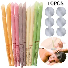 Ватные палочки 10 шт. пчелиный воск ватные палочки для детских тампонов шишки ушной воск набор для удаления с экологически чистой дропшиппинг