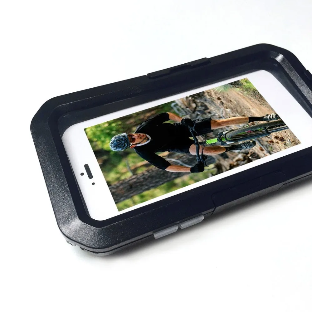 

10 Pcs Black Outdoor Cycling Phone Support Waterproof Phone Case Diving Case For iPhone X