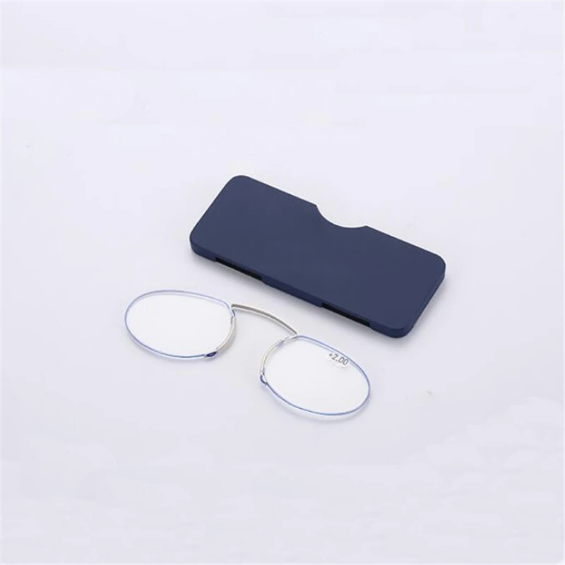 

GSBJXZ TR90 Wallet Reading Glasses Sticky Wood Grain clip Nose reading glasses With box TR card type +1.0 +1.5 +2.0 +2.5 +3.0