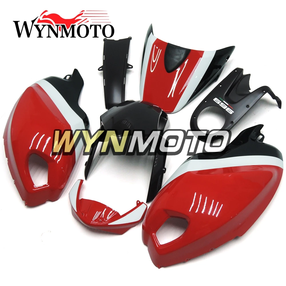 Выполните Обтекатели для поездок на мотоцикле Ducati 696 796 795 2009-2011 впрыск АБС пластмасса M1000 M1100 09, 10, 11, 12, Sportbike ювелирные изделия из жемчуга белого черного цвета