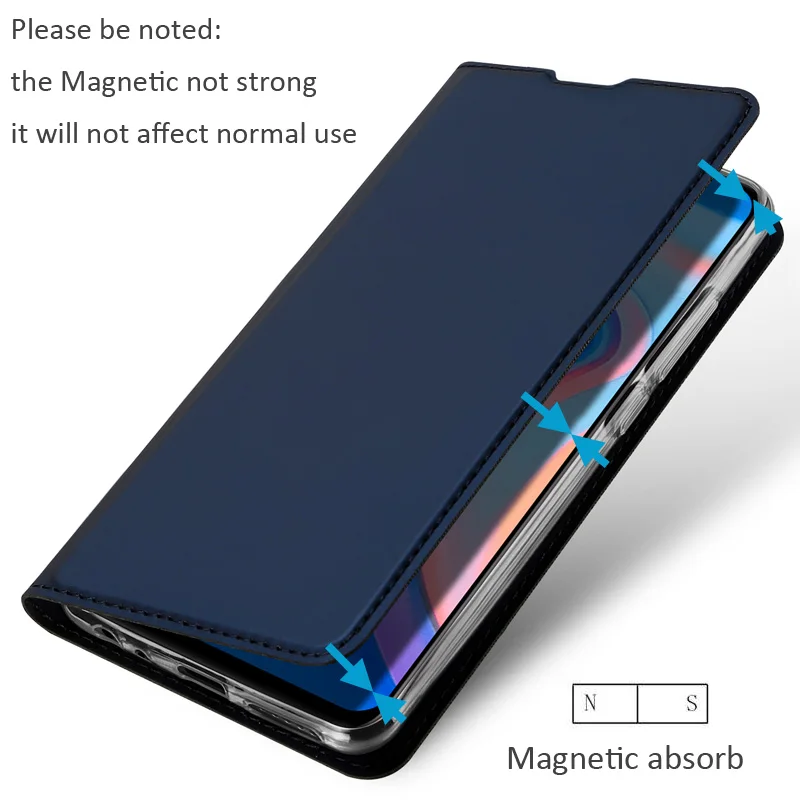 DUX DUCIS чехол для huawei P Smart Z Книга Флип кожаный бумажник Coque чехол