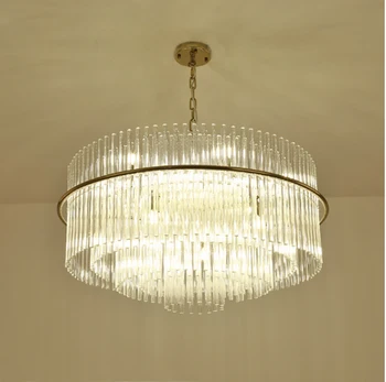 

Postmodern living room chandelier Simple creative bedroom Crystal lamp Designer Model room lamp Scandinavian light luxury lamps