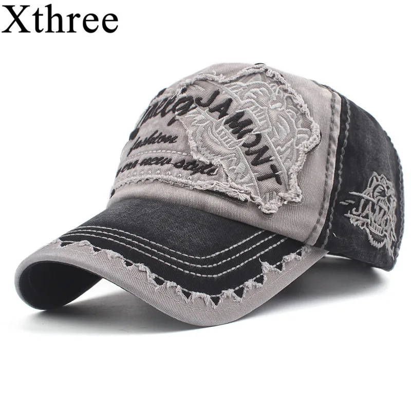 

Xthree Men's Baseball Cap Women Snapback Hats For Men Bone Casquette Hip hop Brand Casual Gorras Adjustable Cotton Hat Caps