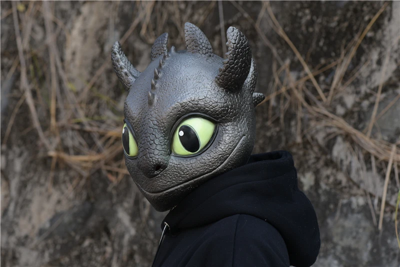 How To Train Your Dragon 3 The Hidden World Toothless Cosplay Halloween Masks