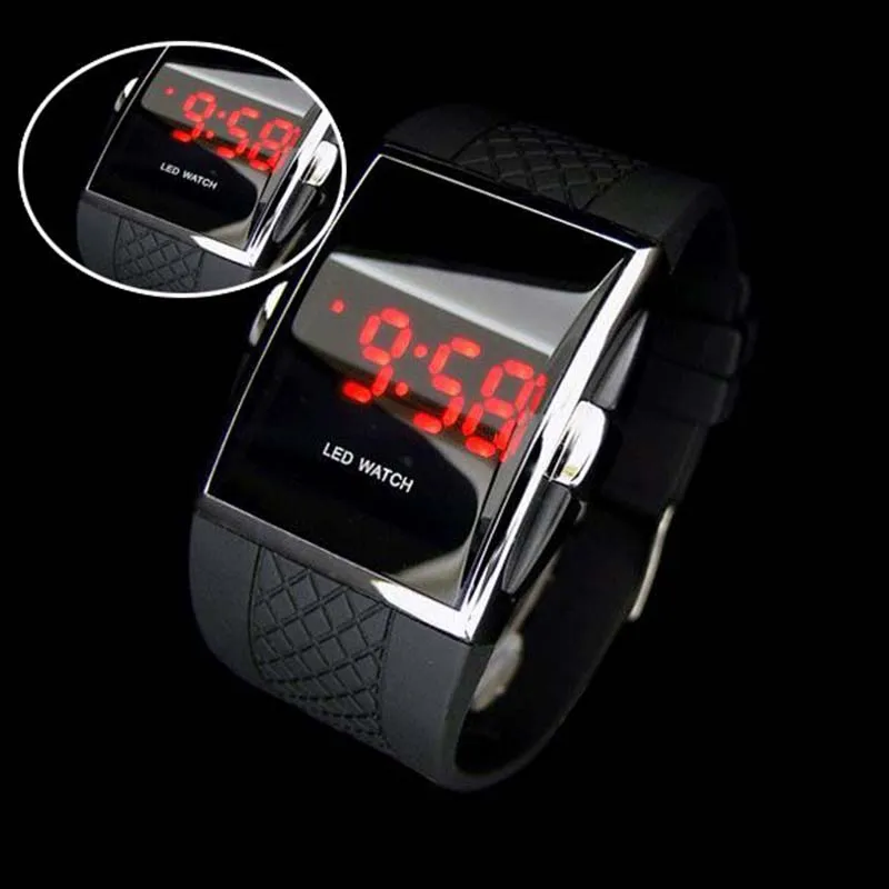 

New Men Watch Fashion accessories Digital LED Wrist Watch Boy Handsome Watchs Gift Lovers Casual Wristwatches Clock