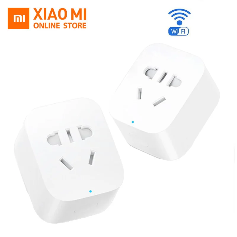 

Original Xiaomi Smart Socket Plug Charger Basic WiFi APP Wireless Remote EU US UK AU Socket Adaptor Power on and off with phone