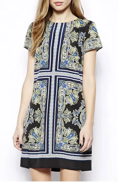 oasis scarf shift dress