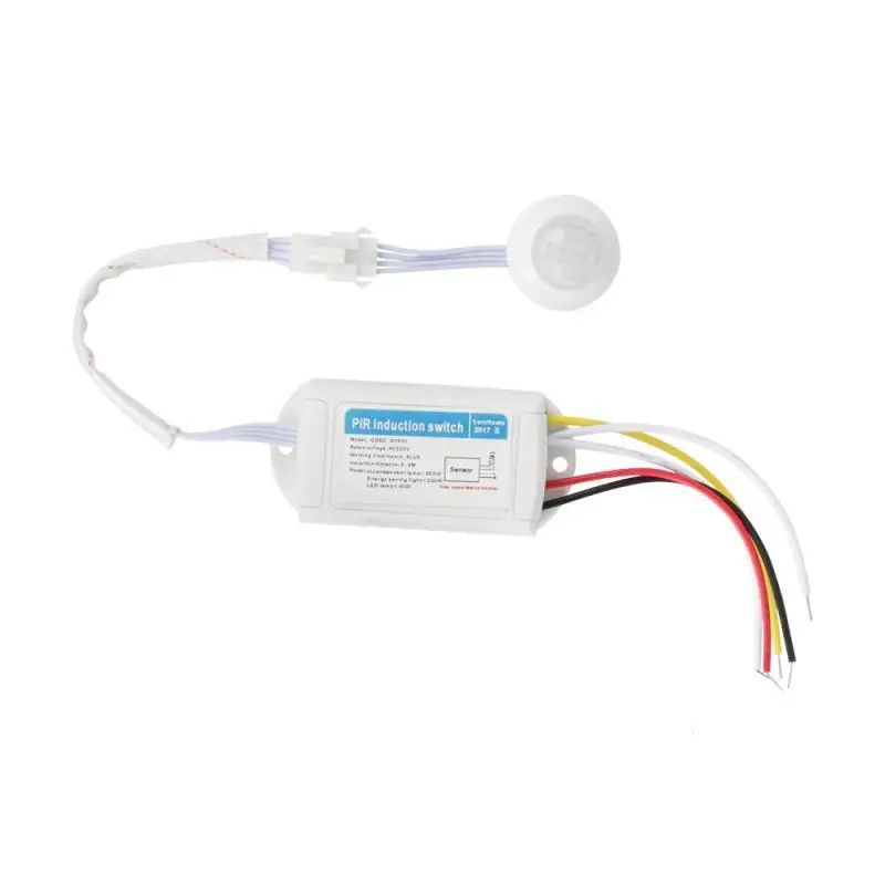 

QIACHIP Switch AC 220V IR Infrared Module Body Sensor Intelligent Light Lamp Motion Sensing Switch Motion Sensing PIR Switch