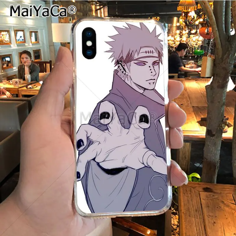 Мягкий чехол для телефона MaiYaCa Naruto Pain из ТПУ чехол для iPhone 8 7 6 6S Plus X XR XS MAX 5s SEcase shell - Цвет: 6