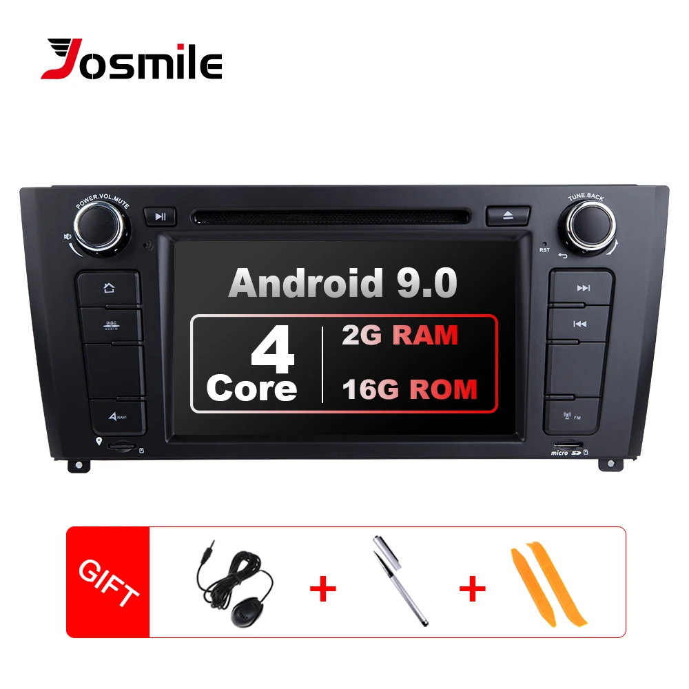 Josmile 2 Din Android 9 0 автомобильный DVD мультимедийный плеер для BMW E87 1 серия E88 E82 E81 I20