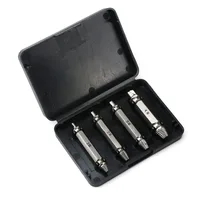 Carpentry Double Side Damaged Screw Extractor Easy Out Set Remove Broken Bolt Stud Tools Durable Hardened Steel Construction