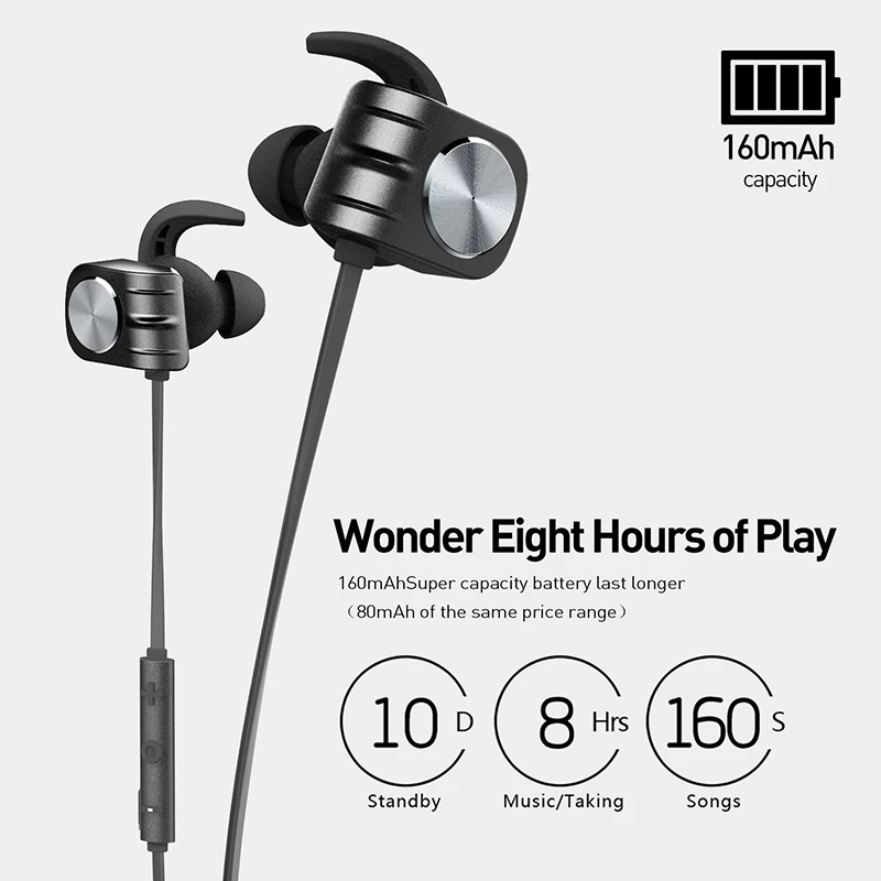 Bluetooth наушники Plextone BX338 водостойкие IPX5 с микрофоном|Наушники и гарнитуры| |