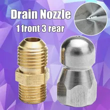 Дренажное сопло высокого давления 1 переднее 3 заднее M14 резьба для очистки земснарядов труб