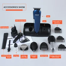 5 в 1 триммер для волос титана машинка для стрижки волос электрическая бритва триммер для бороды мужские Инструменты для укладки станок для бритья 100-240 В