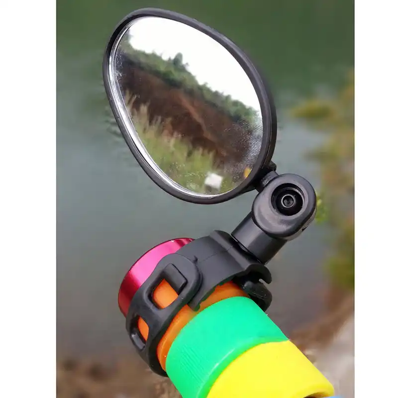 Зеркало заднего вида с углом поворота 360 градусов для велосипеда MTB, аксессуары для велоспорта