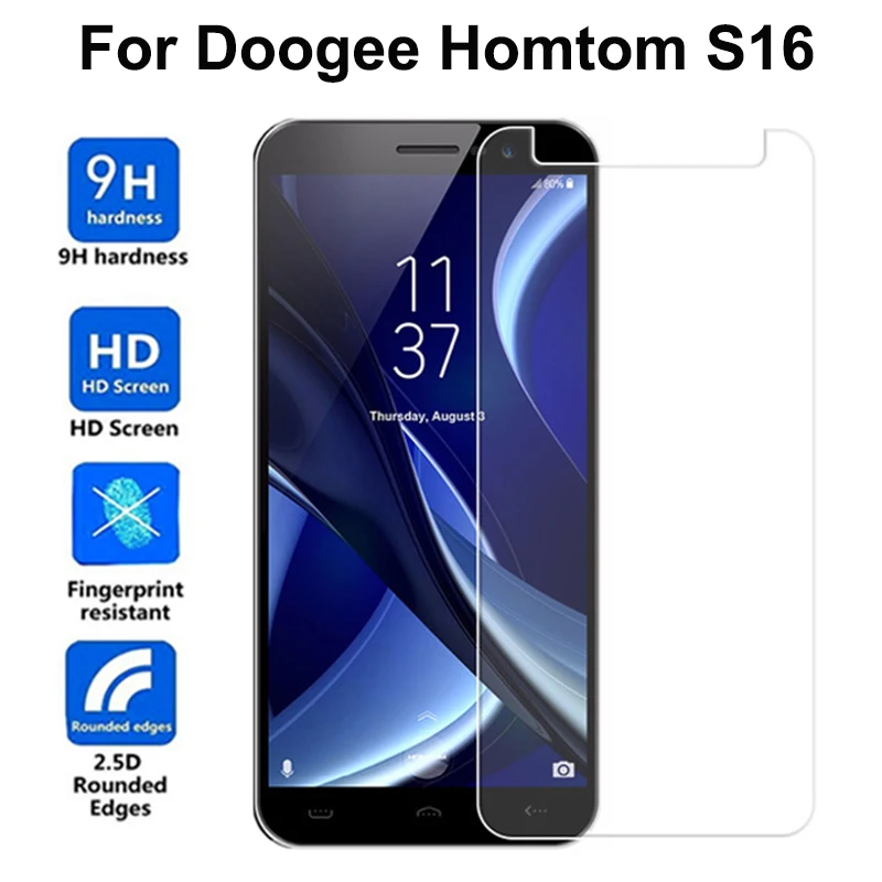 Закаленное стекло HOMTOM S16 5 дюймовый 9H 2.5D Премиум экран защитная Пленка Для Doogee