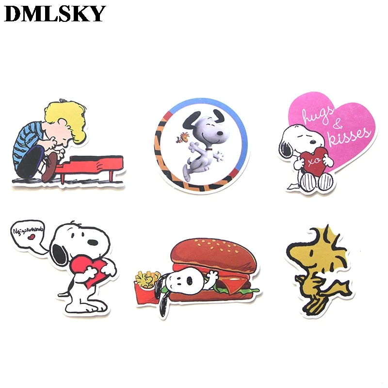 40 Pcs/set DMLSKY Funny Dog album sticker Cute Waterproof Scrapbooking for Car Luggage Laptop Decal Diy Decoration M3549