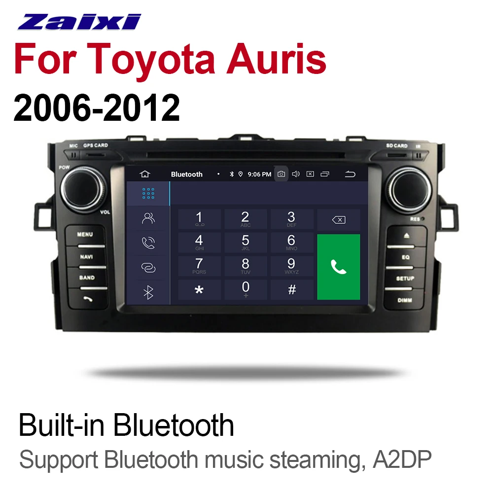 Discount ZaiXi 2 Din Car Multimedia Player Android 9 Auto Radio For Toyota Auris 2006~2012 DVD GPS 8 Cores 4GB+32GB Bluetooth WiFi 1 Discount ZaiXi 2 Din Car Multimedia Player Android 9 Auto Radio For Toyota Auris 2006~2012 DVD GPS 8 Cores 4GB+32GB Bluetooth WiFi 1