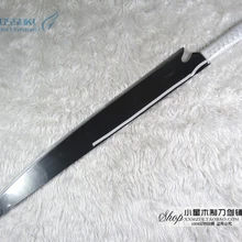 Высокое качество Bleach Kurosaki Ichigo Getsuga tenshou Zanpakutou Катана реквизит самурайский меч оружие деревянное лезвие 120 см косплей реквизит