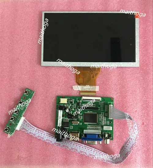 6 5 дюймовый HD TFT цифровой экран lcd (без TP) + (2 Road AV VGA HDMI) плата привода комплект с