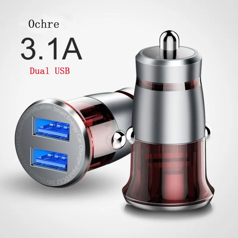 Двойной зарядное устройство USB 3,1 цвета металлик с быстрым зарядное ...