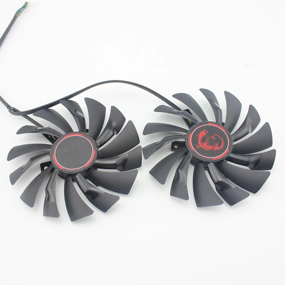 Вентилятор игровой для видеокарты MSI GTX950 GTX960 GTX970 GTX980 GTX980TI fan R9 380 390X|fan 4pin|4pin fancard |