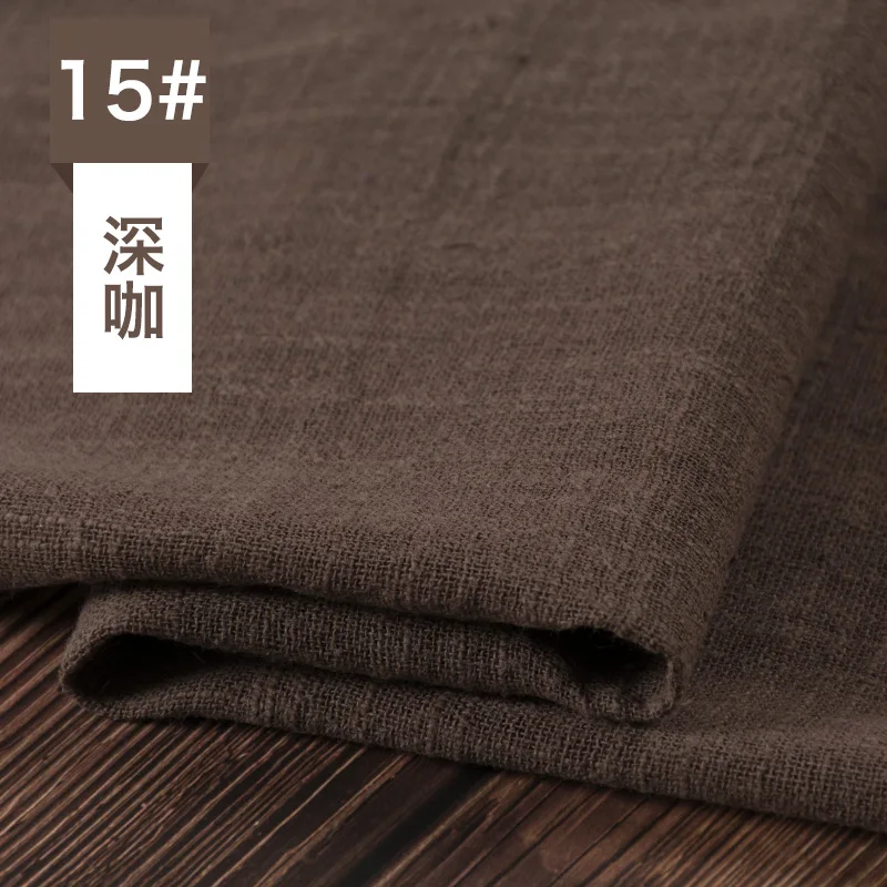Бамбуковое волокно, хлопковая ткань, дышащая одежда для платья, футболка, летняя одежда, 100*135 см/штука - Цвет: Черный кофе