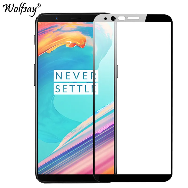 

2pcs Screen Protector Oneplus 5T Glass Tempered Glass Oneplus 5t A5010 Curved Edge Glass For One plus 5T Full Cover Phone Film