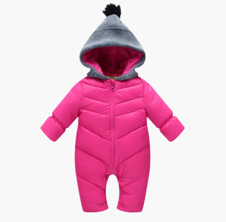 Baby snowsuit baby winter thermal overalls winter overalls for baby boy