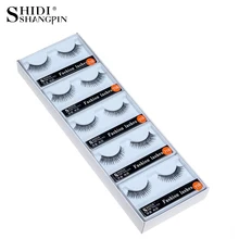 10* пар натуральный искусственный макияж ресниц Красота накладные ресницы удлинение ресниц Длинные толстые поперечные накладные ресницы 718
