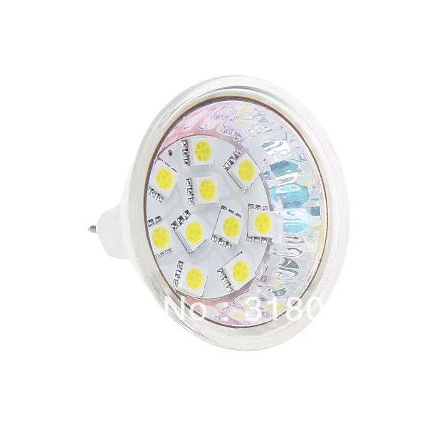 

Free Ship!!! MR16 10Led Glass Bulb Spot Light 5050SMD 24V 2W White Warm / White 153-175LM 1pcs/lot