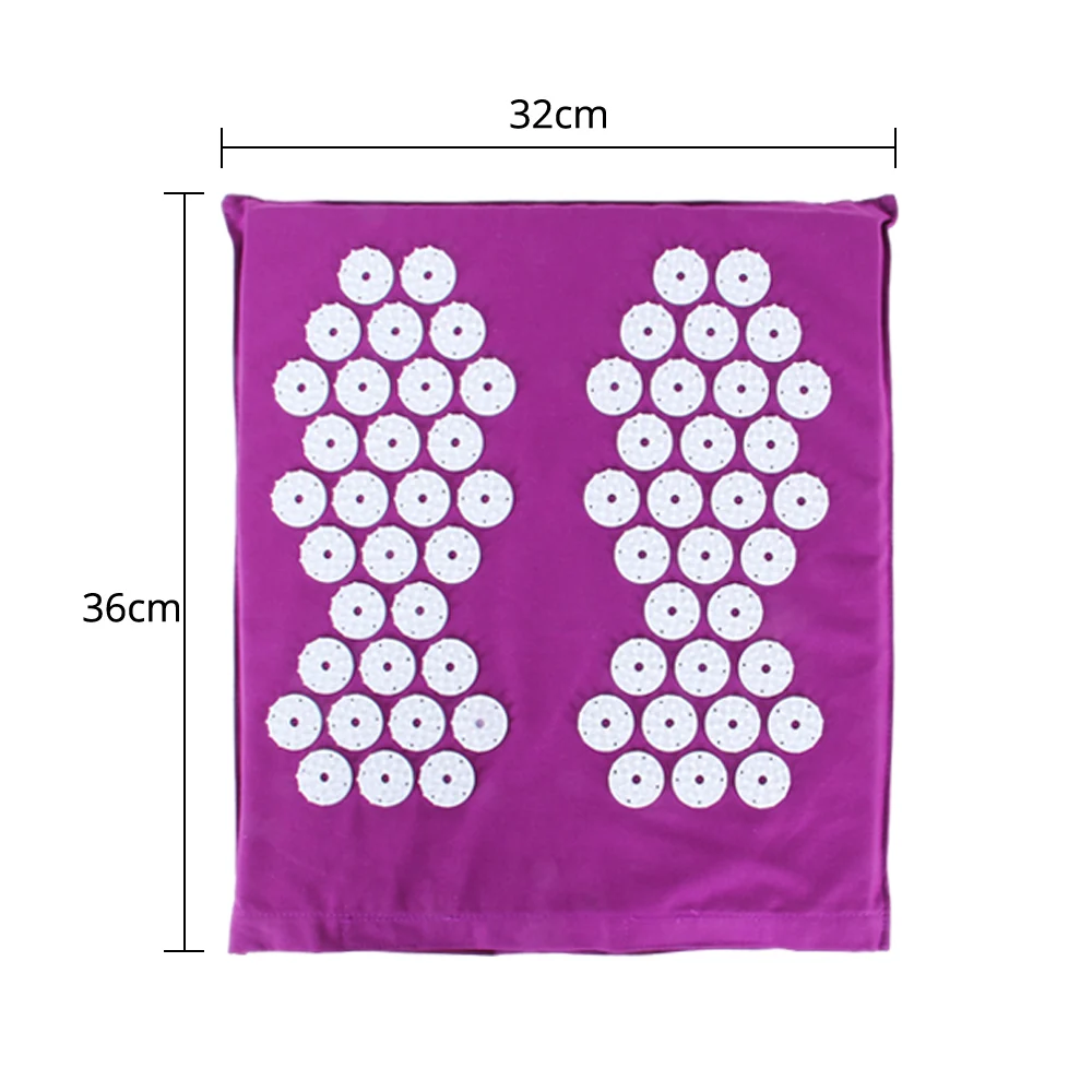 Relieve Back Body Acupressure Mat Body Pain Acupuncture Spike Yoga Mat with Massage Pillow/Mat Massage Relaxation