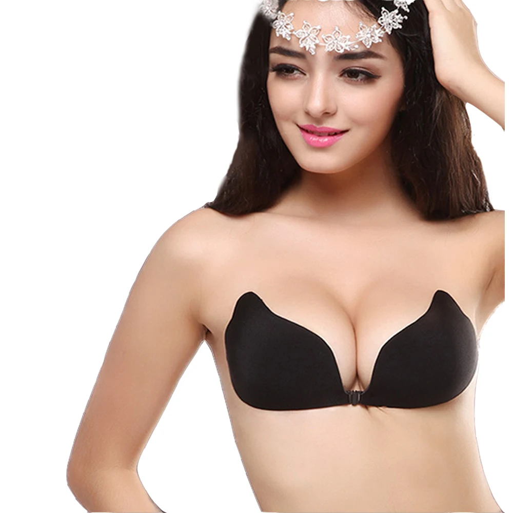 Бюстгальтер-невидимка Женский пикантный силиконовый Бралетт с чашками пуш-ап