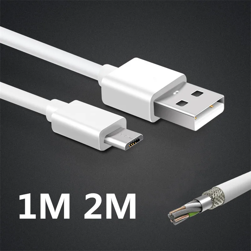 

1M 2M Micro USB Cable for Samsung Galaxy S3 S4 S5 Mini S7 S6 Edge Plus Data Cable Mobile Phone Charger Sync Long Charging