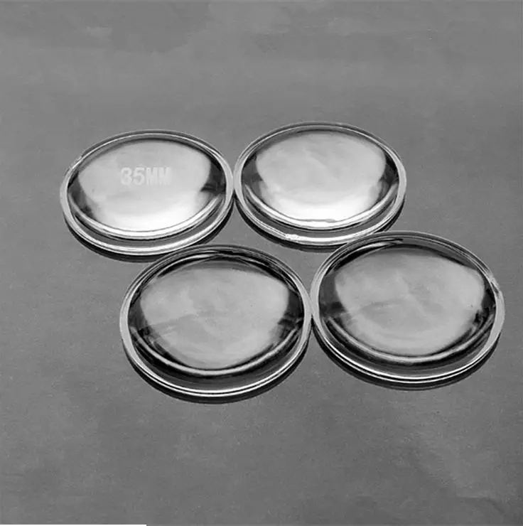 

Plastic LED convex lens 20.5MM Thickness 8.0mm Plano Convex lens Flashlight focusing optical lens