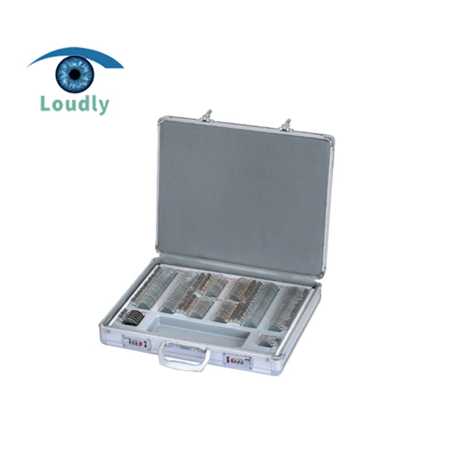 JSQ-158 Loudly brand 158pcs trial lens set with metal rims | Инструменты